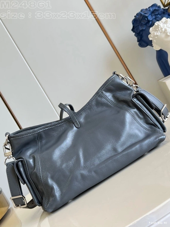 First bag ru x VUITTON 23x15cm -33.5 LOUIS Cargo CarryAll 0824